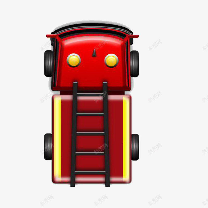卡通玩具车俯视图png免抠素材_新图网 https://ixintu.com 俯视图 卡通 玩具车 红色 车俯视图