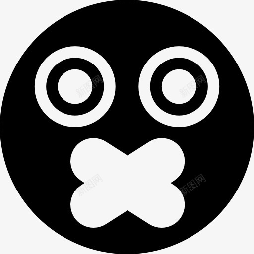 秘密图标png_新图网 https://ixintu.com 人 关 情感 手势 秘密 表情