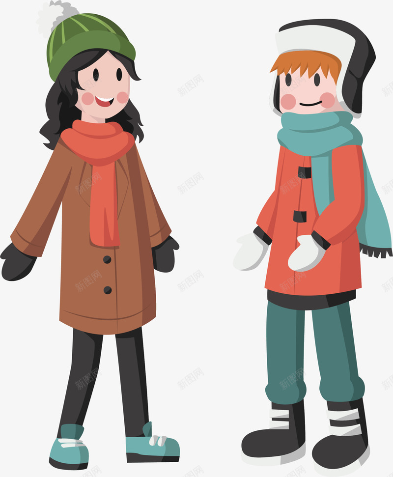 情人节交谈的情侣png免抠素材_新图网 https://ixintu.com 两人对话 交谈的情侣 冬季服饰 情人节 温馨 爱情 甜蜜蜜