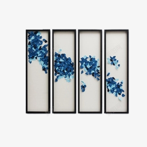 蓝色花瓣组合装饰t图png免抠素材_新图网 https://ixintu.com 花瓣 蓝色 蓝色花瓣 装饰图案