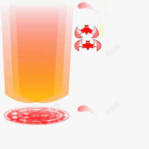 创意合成效果橙色的光效光晕png免抠素材_新图网 https://ixintu.com 光晕 创意 合成 效果 橙色