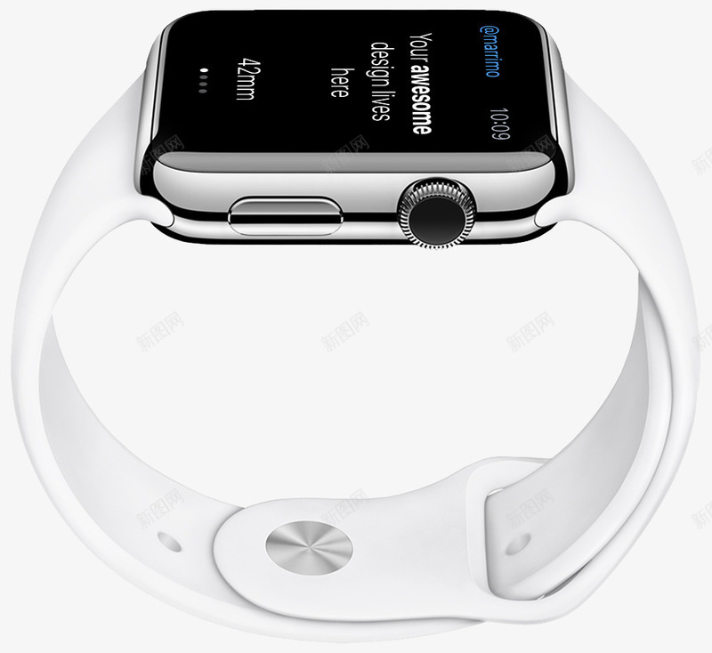 白色iwatchpng免抠素材_新图网 https://ixintu.com iwatch 手表 白色 苹果