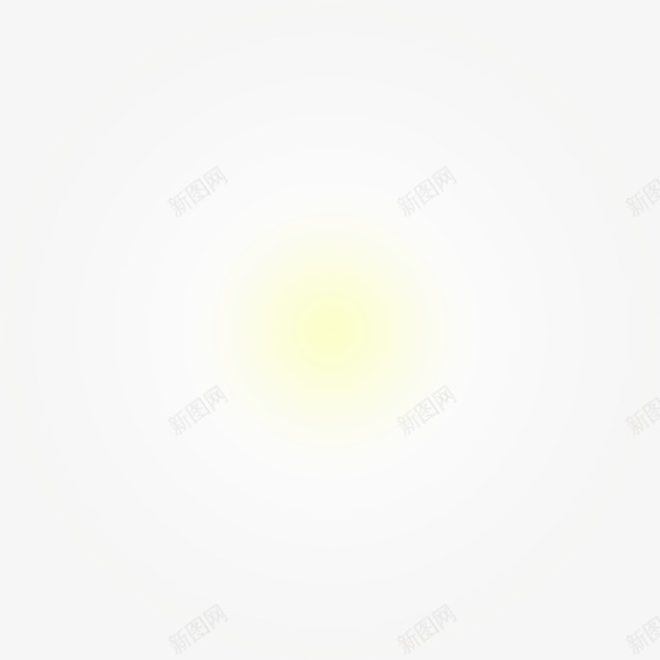 黄色白色光晕发光png免抠素材_新图网 https://ixintu.com 光晕 发光 白色 黄色
