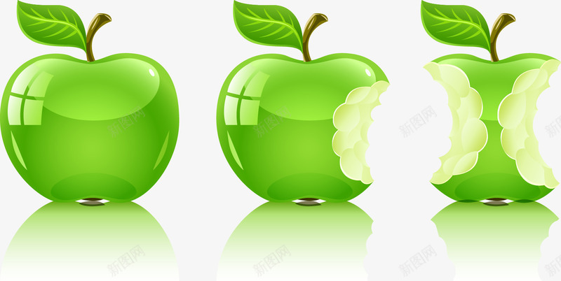 精美绿色苹果图标png_新图网 https://ixintu.com 水晶绿色苹果 纺织logo 绿色苹果 绿色苹果矢量水晶苹果logo图标下载 苹果 苹果五代 苹果公司 苹果手机 苹果手表 苹果电脑