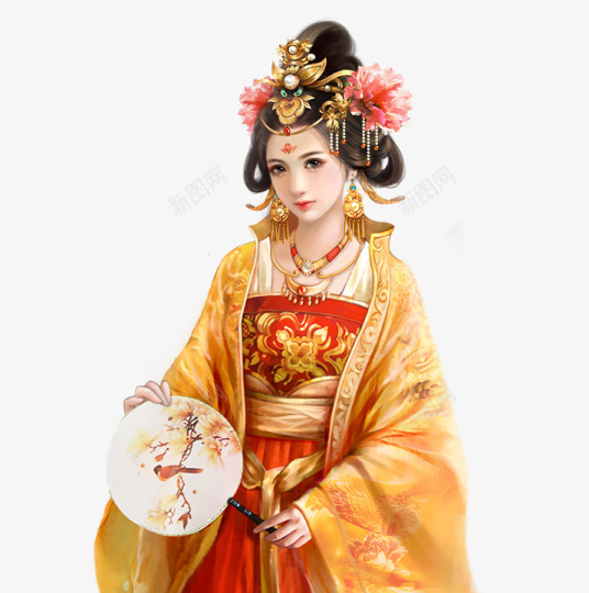古代美女高贵png免抠素材_新图网 https://ixintu.com 古代 素材 美女 高贵