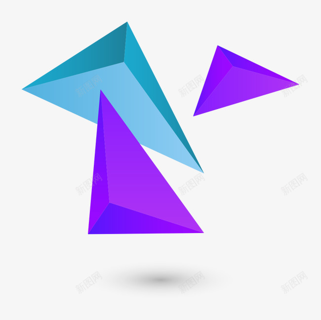 卡通手绘三角体组合矢量图ai免抠素材_新图网 https://ixintu.com 卡通手绘 组合 矢量图
