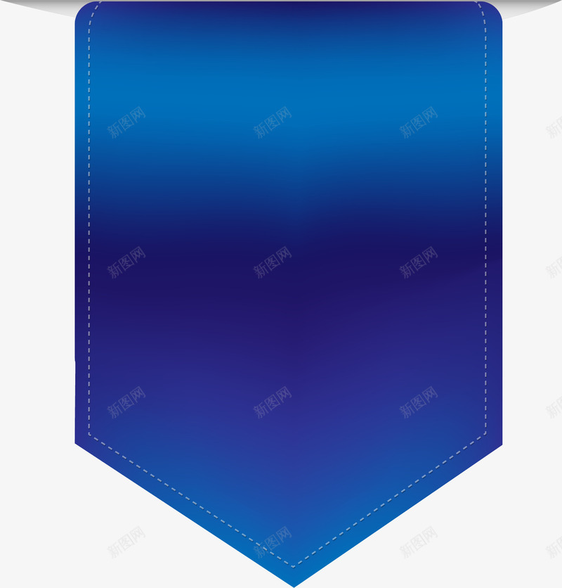 卡通蓝色丝带png免抠素材_新图网 https://ixintu.com 丝带 光晕 卡通 小清新 渐变 简约 纸条 蓝色