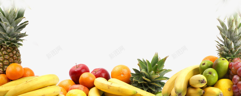 各种水果图png免抠素材_新图网 https://ixintu.com 水果 花纹 苹果 边框