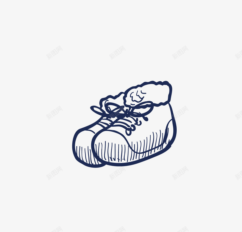婴儿鞋png免抠素材_新图网 https://ixintu.com 婴儿玩具 手绘婴儿用品 手绘玩具