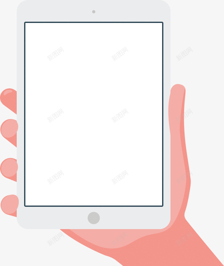 手拿ipadpng免抠素材_新图网 https://ixintu.com ipad ipad苹果 电子设备 科技展示