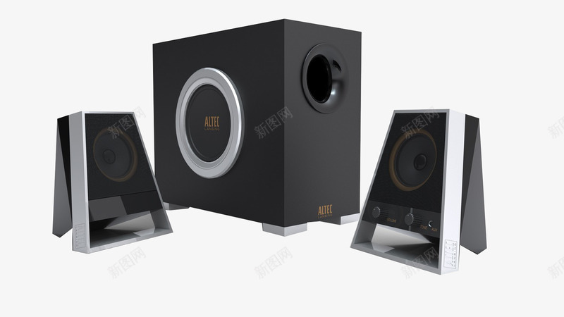 家用音箱组合png免抠素材_新图网 https://ixintu.com 产品实物 家用 数码家电 音箱组合