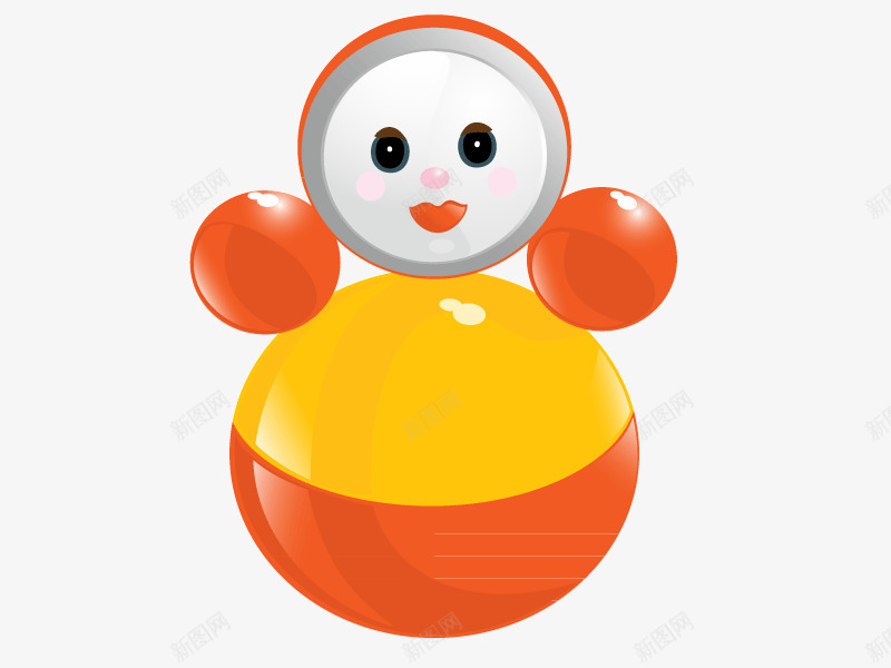 不倒翁玩具卡通矢量图ai免抠素材_新图网 https://ixintu.com 不倒翁 玩具 玩具卡通 玩具矢量 素材 矢量图