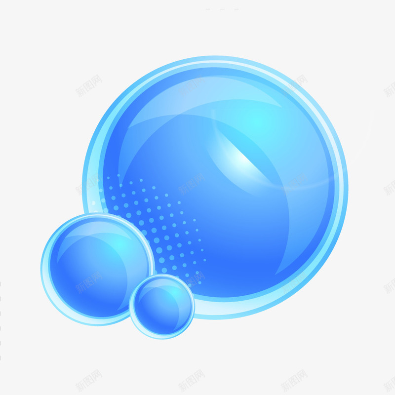 光晕标签png免抠素材_新图网 https://ixintu.com 商务 标签 蓝色