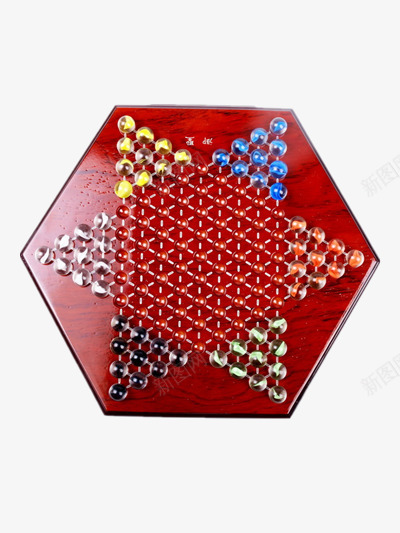 六角跳棋png免抠素材_新图网 https://ixintu.com 弹珠 玩具棋 玻璃珠 跳一跳 跳棋 跳棋图片 跳跳棋