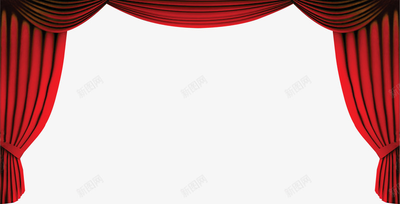 红色喜庆帷幕舞台png免抠素材_新图网 https://ixintu.com 喜庆 帷幕 红色 舞台 设计