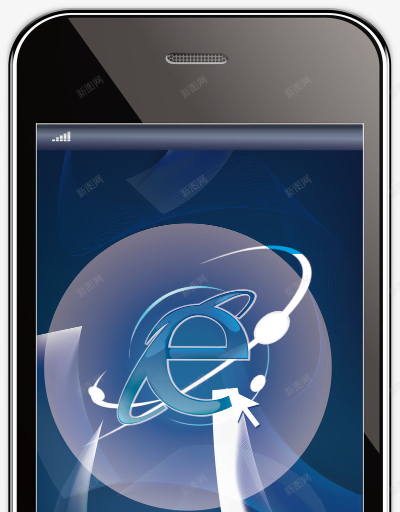 手机浏览器矢量图ai免抠素材_新图网 https://ixintu.com ios手机界面 手机浏览器 手机界面展示 手机界面矢量 苹果手机界面 黑色手机界面 矢量图