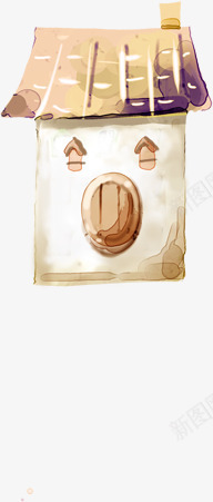绘画房子秋天展板png免抠素材_新图网 https://ixintu.com 展板 房子 秋天 绘画