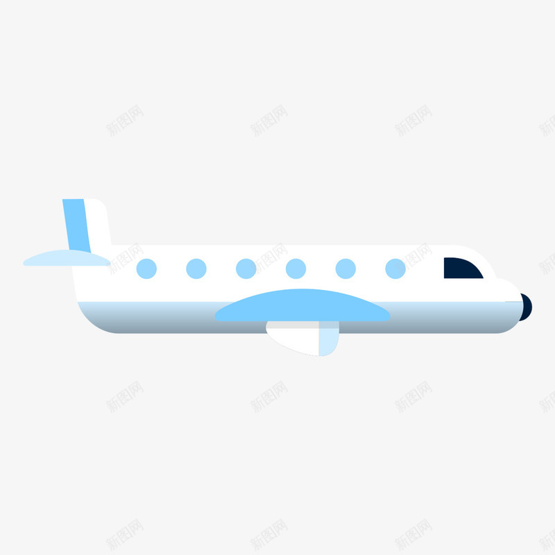 白色航空飞机png免抠素材_新图网 https://ixintu.com 客机 白色飞机 矢量飞机 航空航天 飞机
