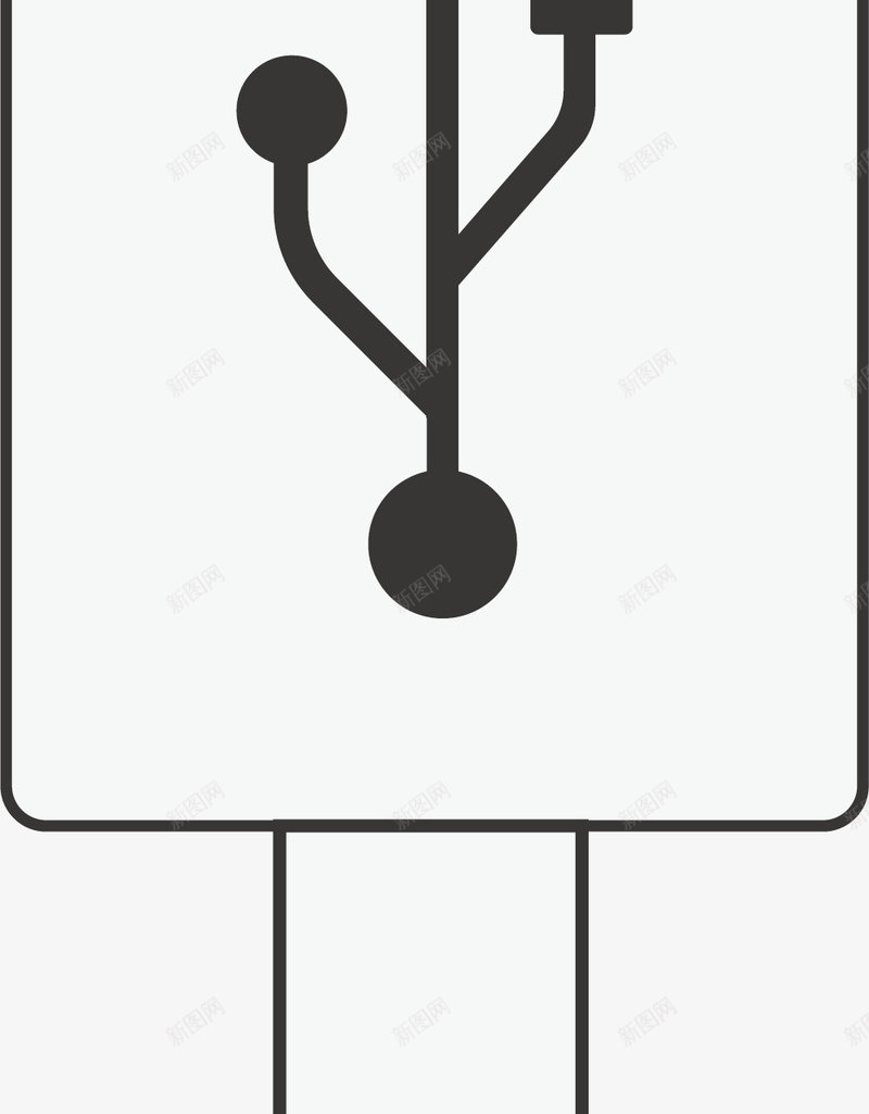 拼接数据线图标png_新图网 https://ixintu.com USB接口 USB数据线 typec 拼接 数据线 苹果数据线 苹果线