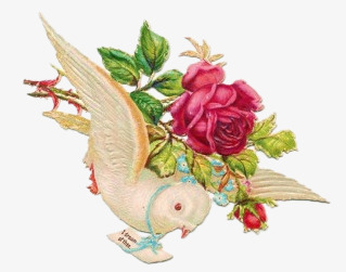 卡通花花剪影卡通小鸟图标png_新图网 https://ixintu.com 卡通 卡通花图标 复古 小鸟 手绘卡通花饰 手绘卡通花饰图片 手绘花饰矢量图 花枝 花饰图片