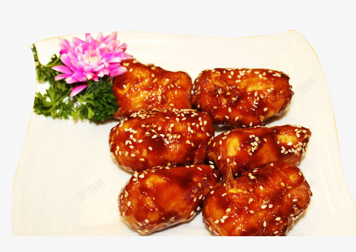 拔丝苹果png免抠素材_新图网 https://ixintu.com 产品实物 美食 苹果 菜肴