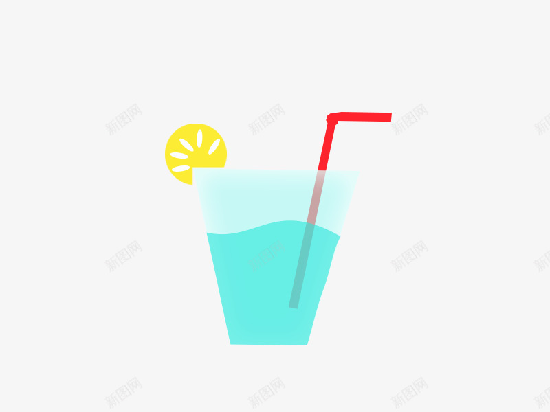 卡通夏日饮品png免抠素材_新图网 https://ixintu.com 凉爽 卡通 夏季 饮品