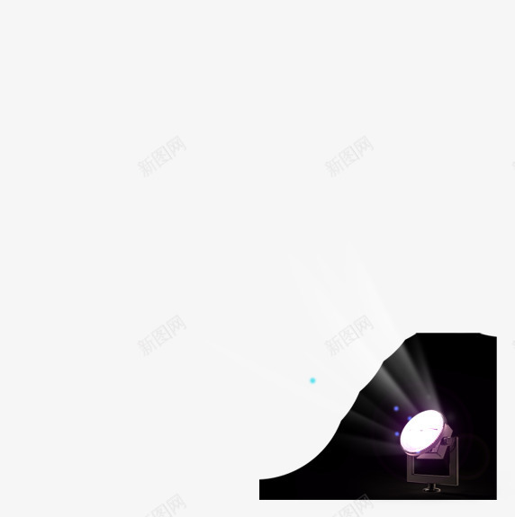 镭射灯psd免抠素材_新图网 https://ixintu.com 光线 射线 舞台 镭射灯