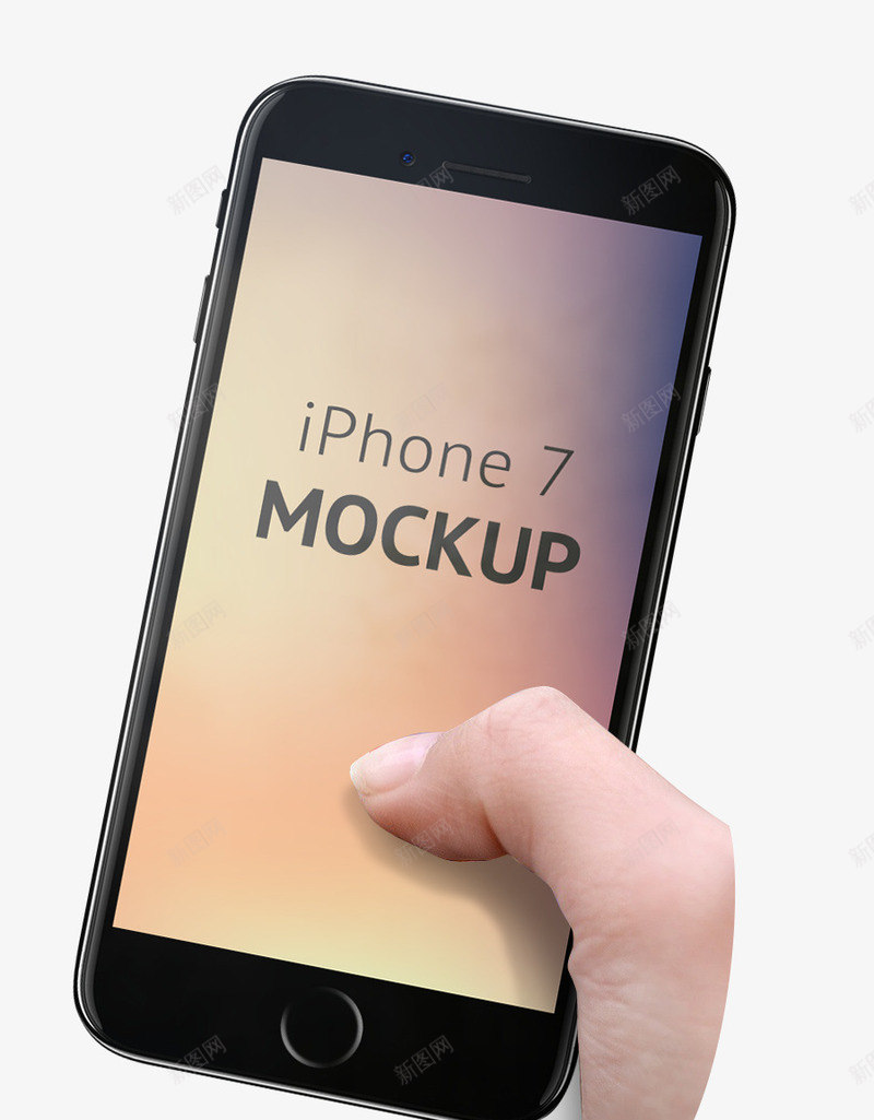 手和苹果iPhone7产品实物png免抠素材_新图网 https://ixintu.com 3C产品 iPhone7 产品实物 手 苹果手机