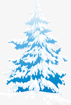 手绘冬季雪花蓝色植物png免抠素材_新图网 https://ixintu.com 冬季 植物 蓝色 雪花
