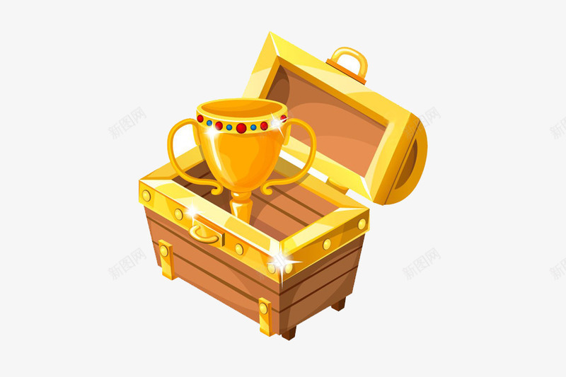 奖杯宝箱好礼多psd免抠素材_新图网 https://ixintu.com psd 古代箱子 奖杯 宝箱 店铺宝箱 箱子