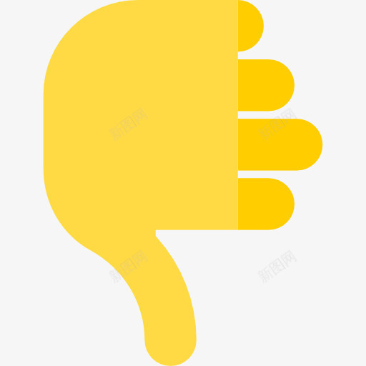 拇指向下图标png_新图网 https://ixintu.com 厌恶 手 手势 手指 拇指向下
