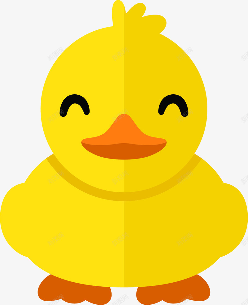 对称黄色橡胶玩具鸭png免抠素材_新图网 https://ixintu.com 卡通玩具鸭 卡通风格 对称 橡胶玩具 橡胶玩具鸭 玩具鸭