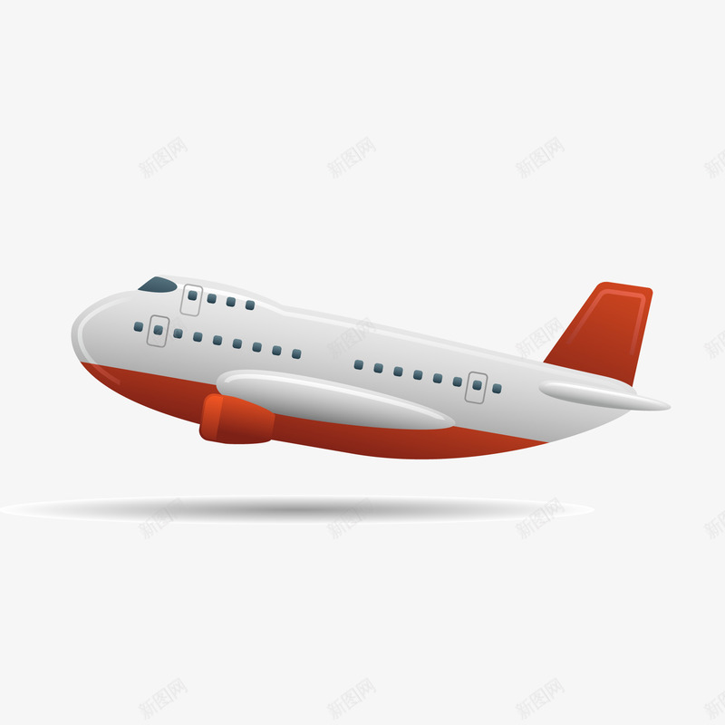 卡通航班飞机矢量图ai免抠素材_新图网 https://ixintu.com 交通工具 卡通 航班 飞机设计 飞行 矢量图
