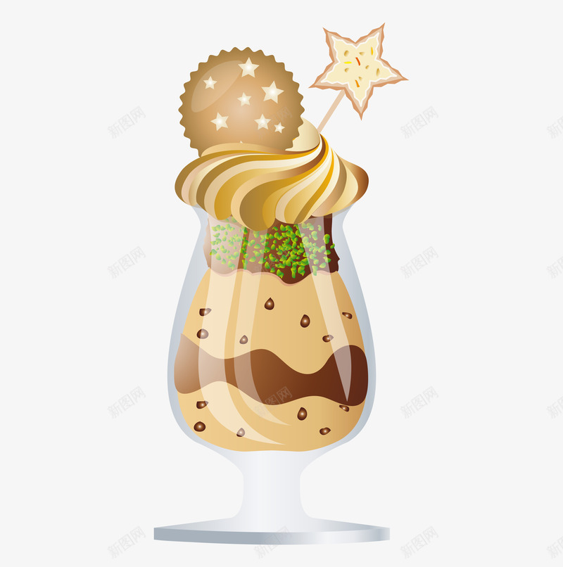 卡通可爱装饰冰激凌卡通海报png免抠素材_新图网 https://ixintu.com 冰激凌插画 冰激凌设计 卡通冰激凌 卡通装饰 夏季美食 小清新插画 广告设计 海报设计