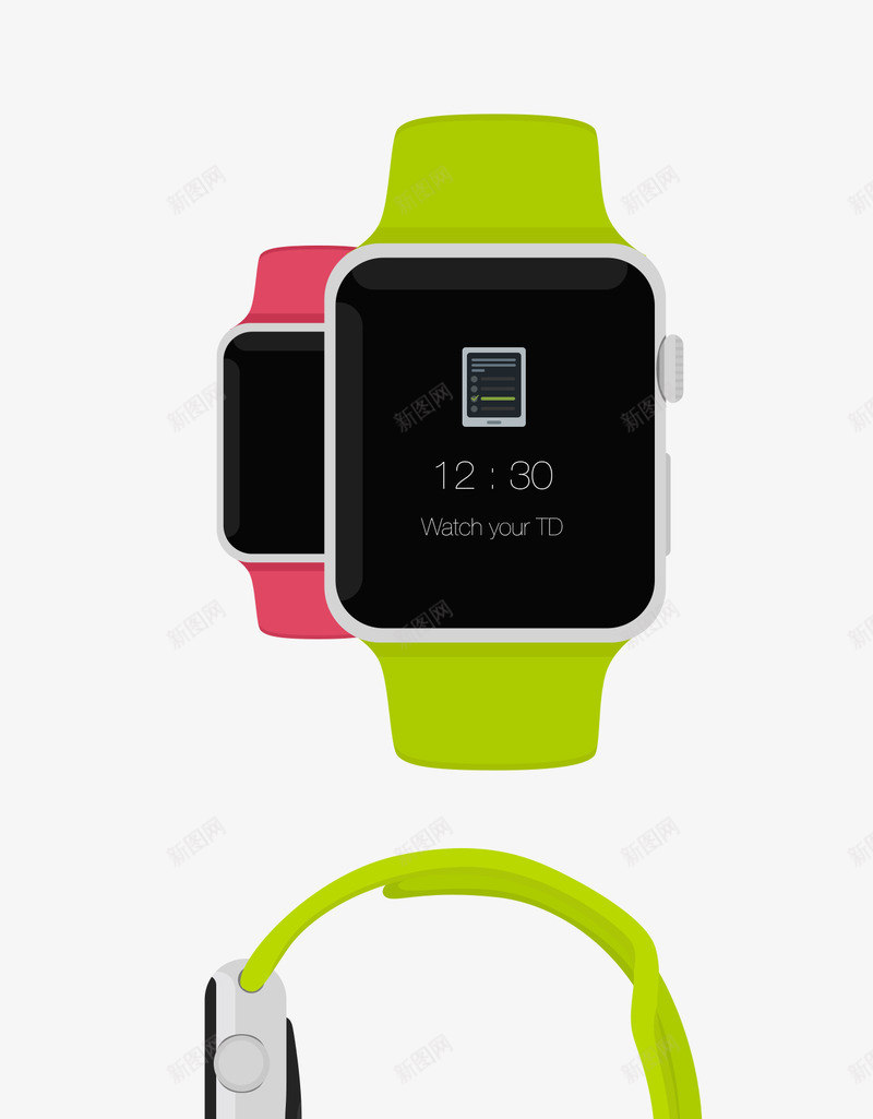 iwatchpng免抠素材_新图网 https://ixintu.com iwatch 手表 腕表 苹果 表