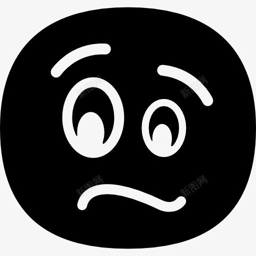 激动的脸图标png_新图网 https://ixintu.com 困惑 头部 手势 表情 躁动
