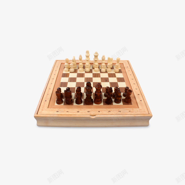 德国goki高档实木立体国际象棋png免抠素材_新图网 https://ixintu.com 产品实物 儿童益智亲子游戏玩具 棋牌 西洋棋