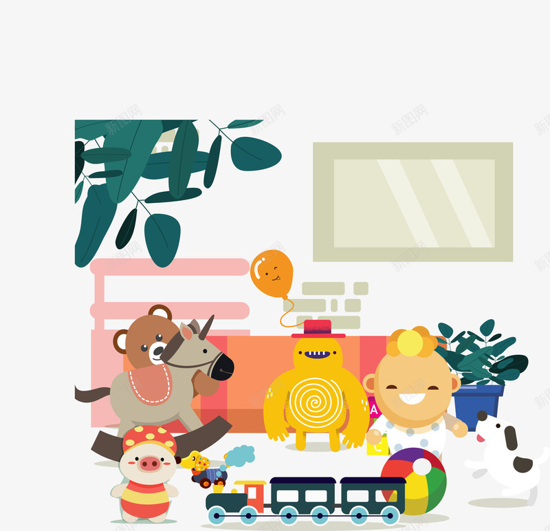 健康成长儿童玩具png免抠素材_新图网 https://ixintu.com 健康成长 儿童成长 儿童玩具 卡通玩具 玩具 矢量png
