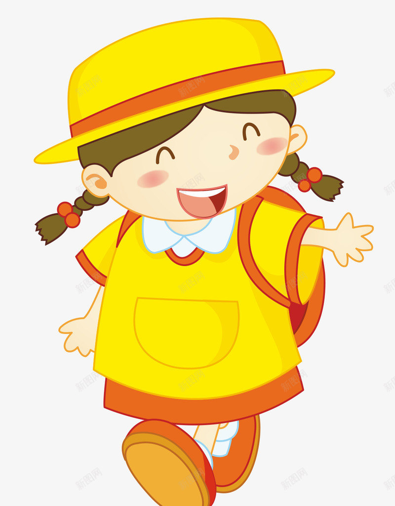 穿黄色衬衫的卡通女孩矢量图ai免抠素材_新图网 https://ixintu.com T恤 T恤矢量图 t恤 卡通女孩 夏季 夏季服装 服装 短袖 短袖衬衫 纯色t恤 衬衫 矢量图