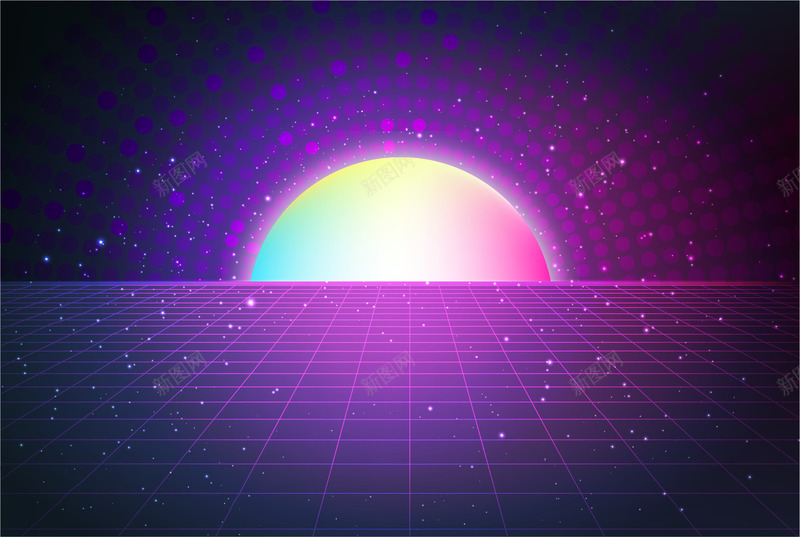 紫色梦幻唯美舞台png免抠素材_新图网 https://ixintu.com 梦幻 紫色 舞台