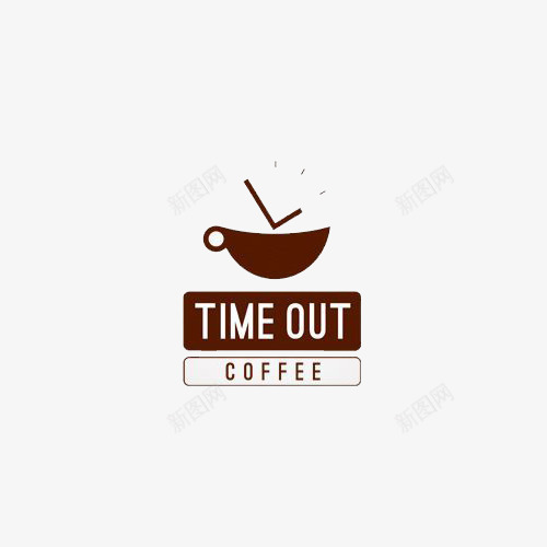 褐色咖啡杯样式店铺图标png_新图网 https://ixintu.com 咖啡 店面图标 装修 装饰图案