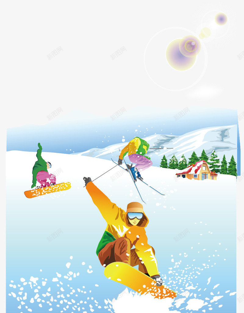 雪地滑雪冬季旅游png免抠素材_新图网 https://ixintu.com 冬季 冬季旅游 冬季旅游素材 冬季滑雪 冬季雪地 滑雪 滑雪旅游 矢量冬季旅游 矢量冬季旅游素材 雪地