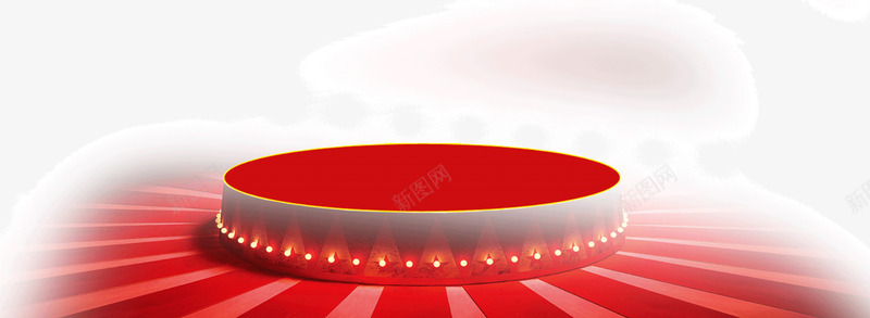 红色发光舞台效果png免抠素材_新图网 https://ixintu.com 发光 效果 红色 舞台