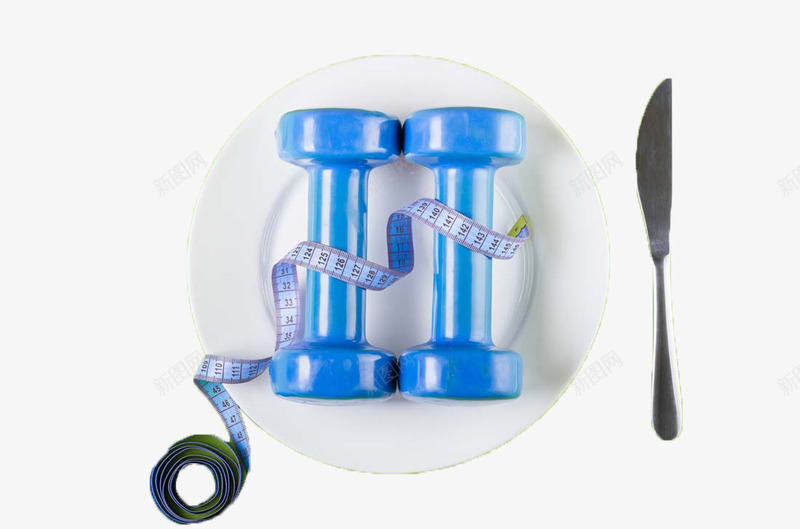 哑铃健身减肥png免抠素材_新图网 https://ixintu.com 健身器材 减肥健身 刀叉 哑铃 哑铃健身减肥 早餐 皮尺 盘子 苹果 软尺 运动器材