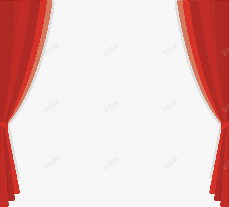 表演舞台红色幕帘png免抠素材_新图网 https://ixintu.com 幕帘 矢量png 红色幕帘 舞台 舞台幕帘 表演舞台