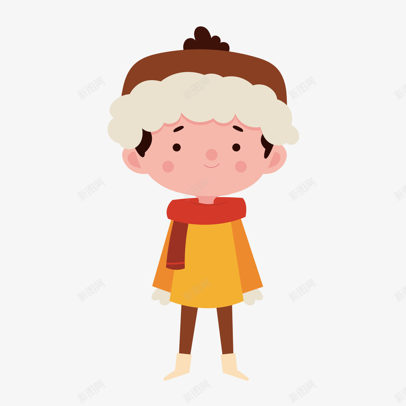 黄色衣服冬季男孩矢量图ai免抠素材_新图网 https://ixintu.com 冬季 冬季人物 冬季男孩 男孩 黄色 黄色衣服 矢量图