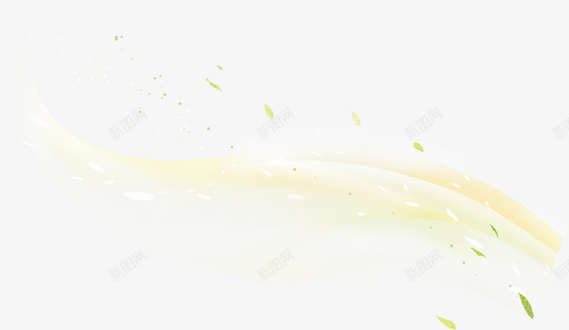舞动的淡色清新曲线png免抠素材_新图网 https://ixintu.com 曲线 清新 舞动