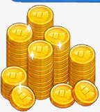 金钱图案黄金金币财富钱png免抠素材_新图网 https://ixintu.com 卡通金币 商业配图 财富 金币 金钱 金钱图案 钱