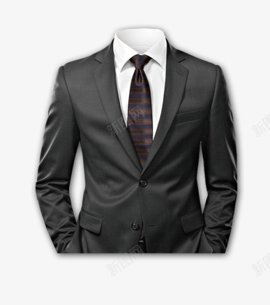 黑色西装苏打苏塔png免抠素材_新图网 https://ixintu.com 苏打苏塔 衣服 西服模特 西装 领带 黑色