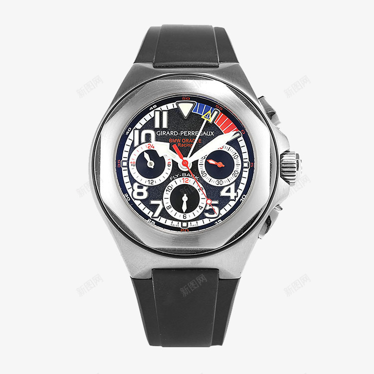 芝柏自动计时腕表png免抠素材_新图网 https://ixintu.com GPGirard Perregaux 产品实物 男士机械手表 芝柏男表系列